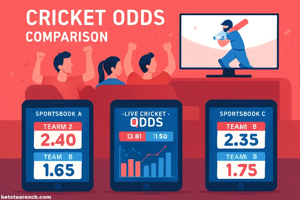 Betstarexch Live IPL Odds Comparison