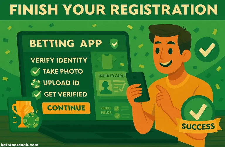 Betstarexch Registration Steps Tutorial