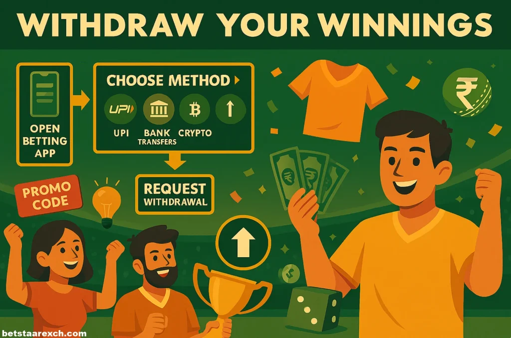 Betstarexch Withdrawal Methods Steps